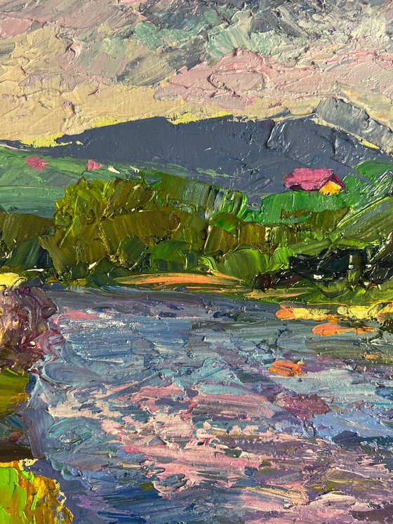 A Mountain River Flows