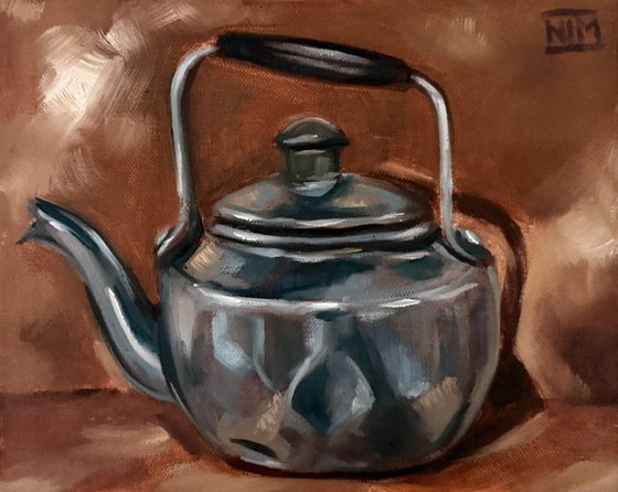 Antique Silver Kettle