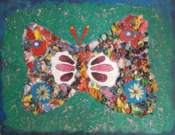 Texured butterfly