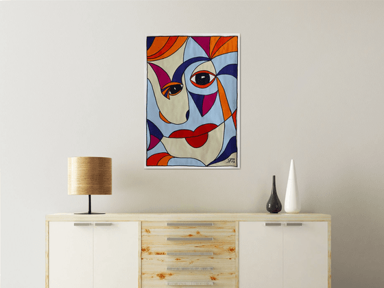 Color, Shape, Emotion 01... /  ORIGINAL ACRYLIC PAINTING