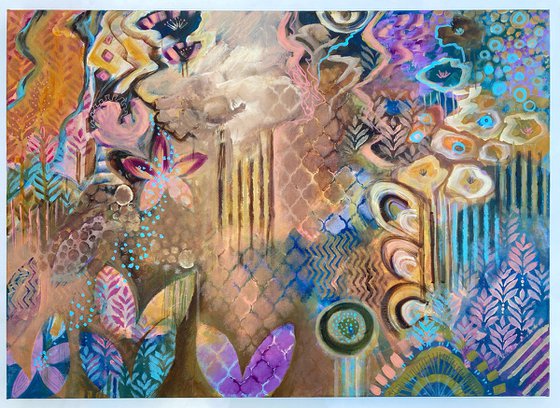 Held in Golden Bloom