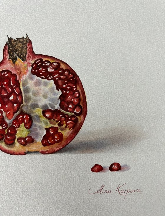 Pomegranate diptych