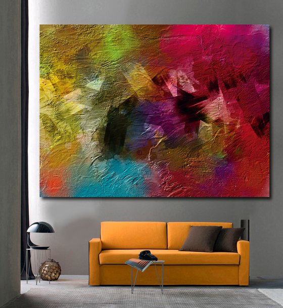 Sonido del color 8/XL large original artwork