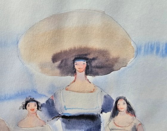 Whimsical Beach Figures