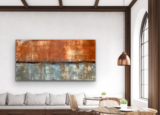 Rusted Concrete (80x42in)