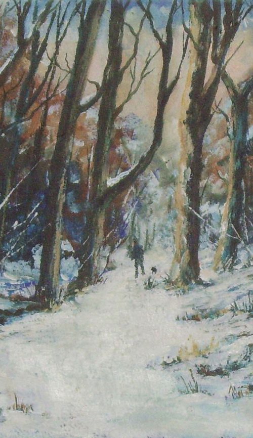 Snow in the Wood 1 by Max Aitken