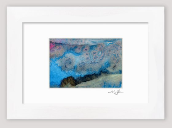 The Gifts From Nature 11 - Small abstract painting by Kathy Morton Stanion