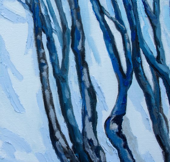 Trees in Blue