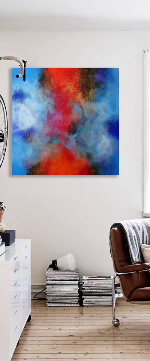 Abstract Painting by artist Alex Sencenko / Saga N5. by Alex Senchenko