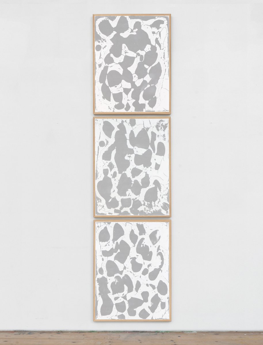 Organic Abstract Painting By Johan Soderstrom, 25 X 100, #279-281 Passage, Original Artwork