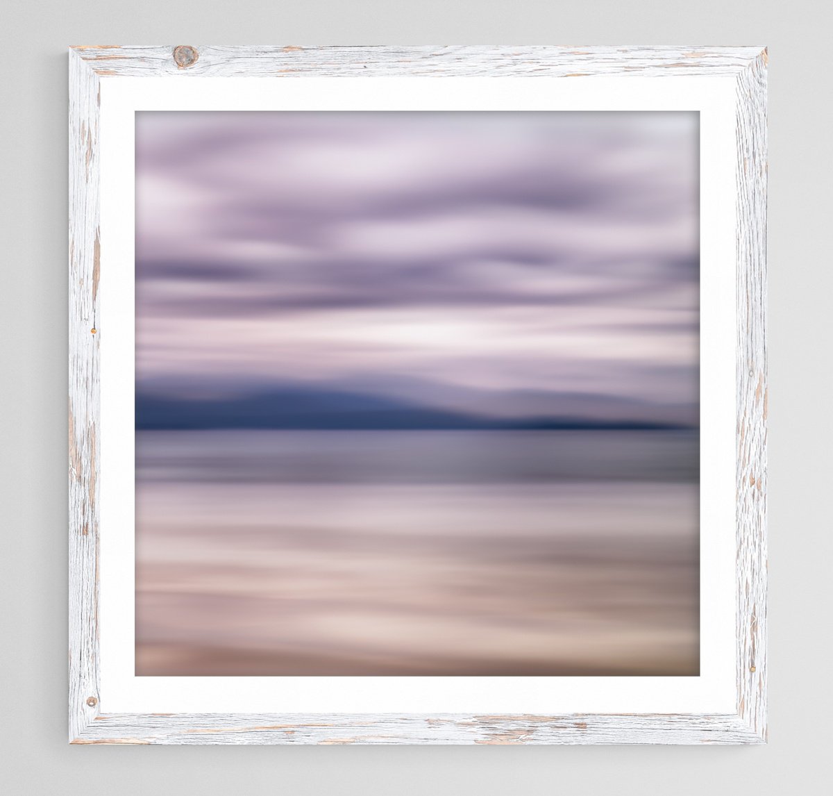 Impressionistic Landscape Photograph By Karim Carella, 35 X 35", The Sea Inside (Studio 5), Original Artwork