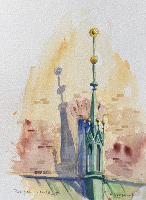 Detail of a spire