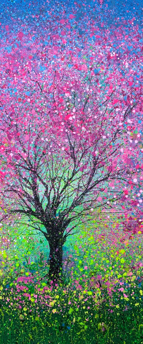 Vibrant Blossom Tree by Jan Rogers
