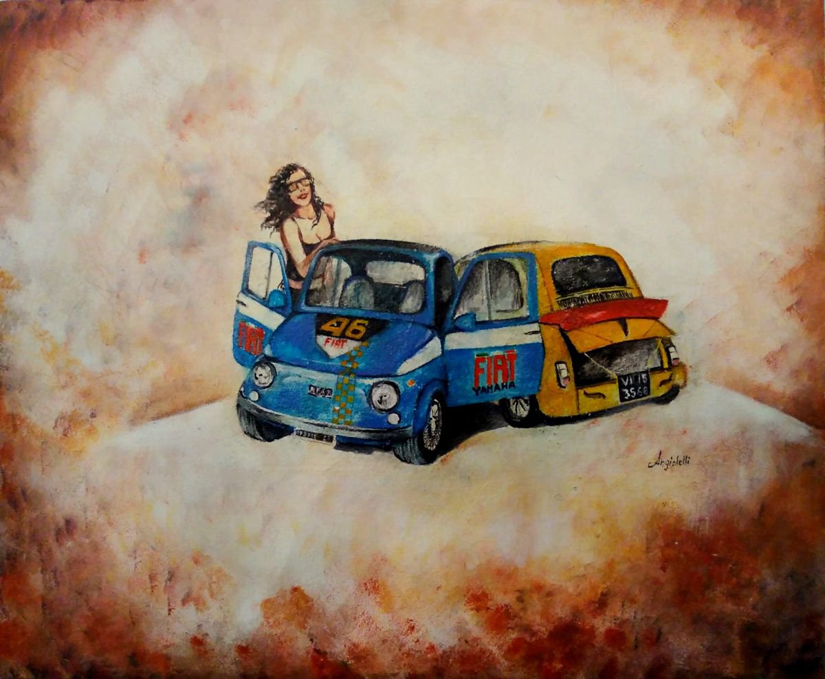 Mythical Fiat 500 by Anna Rita Angiolelli
