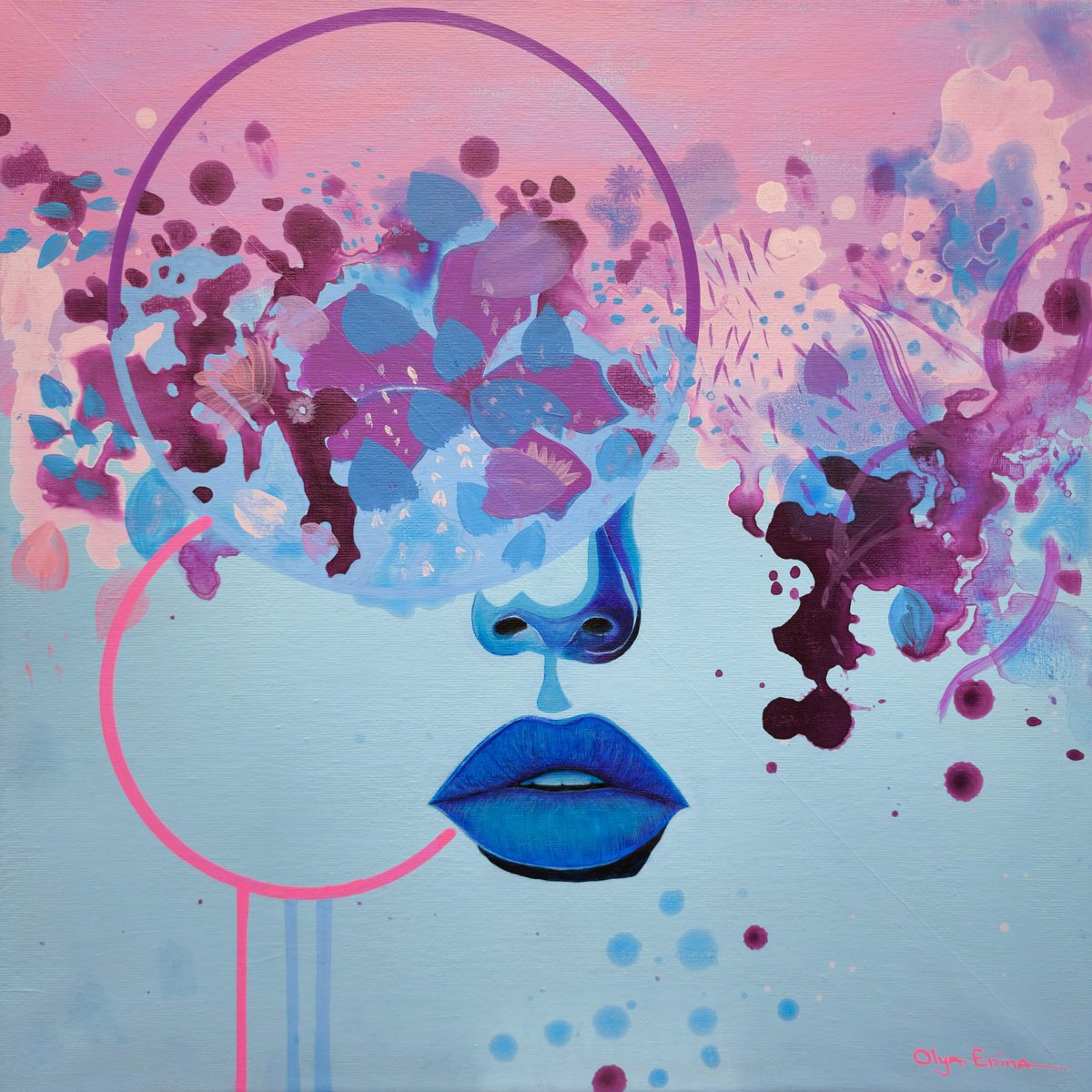  Fleeting Thoughts By Olya Enina, 16 X 16, Artwork For Sale On Artfinder