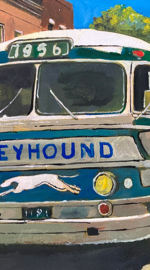 Bus In An American Town by Andrew Reid Wildman