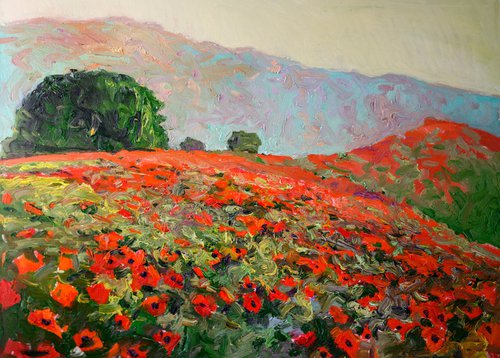 Poppy Field by Suren Nersisyan