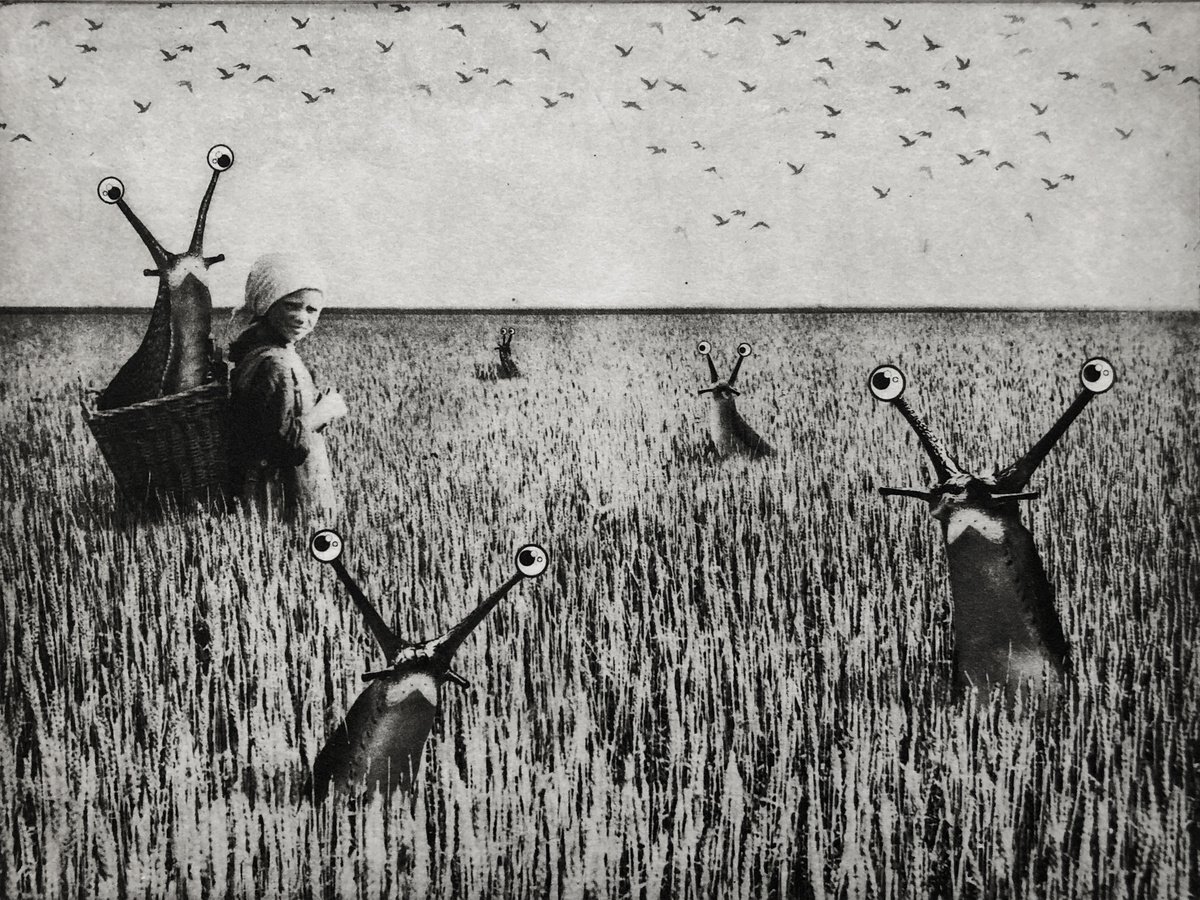 Surrealistic Transport Etchings & Engravings By Jaco Putker, 13 X 10, Exterior No.58: The Homecoming, Original Artwork