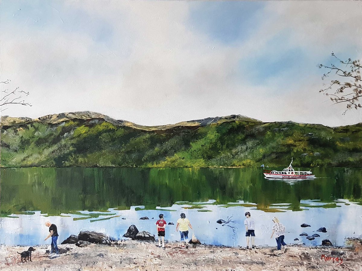 Loch Lomond Scottish Landscape Painting by Stephen Murray