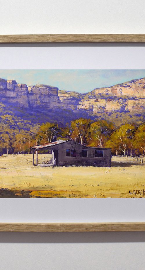 Old Farm house Megalong Valley by Graham Gercken