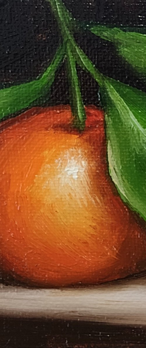Little Clementine still life by Jane Palmer Art