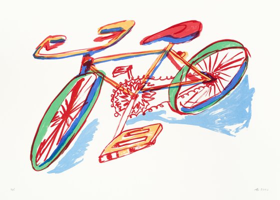 A Bike Around, Limited Edition screen-print