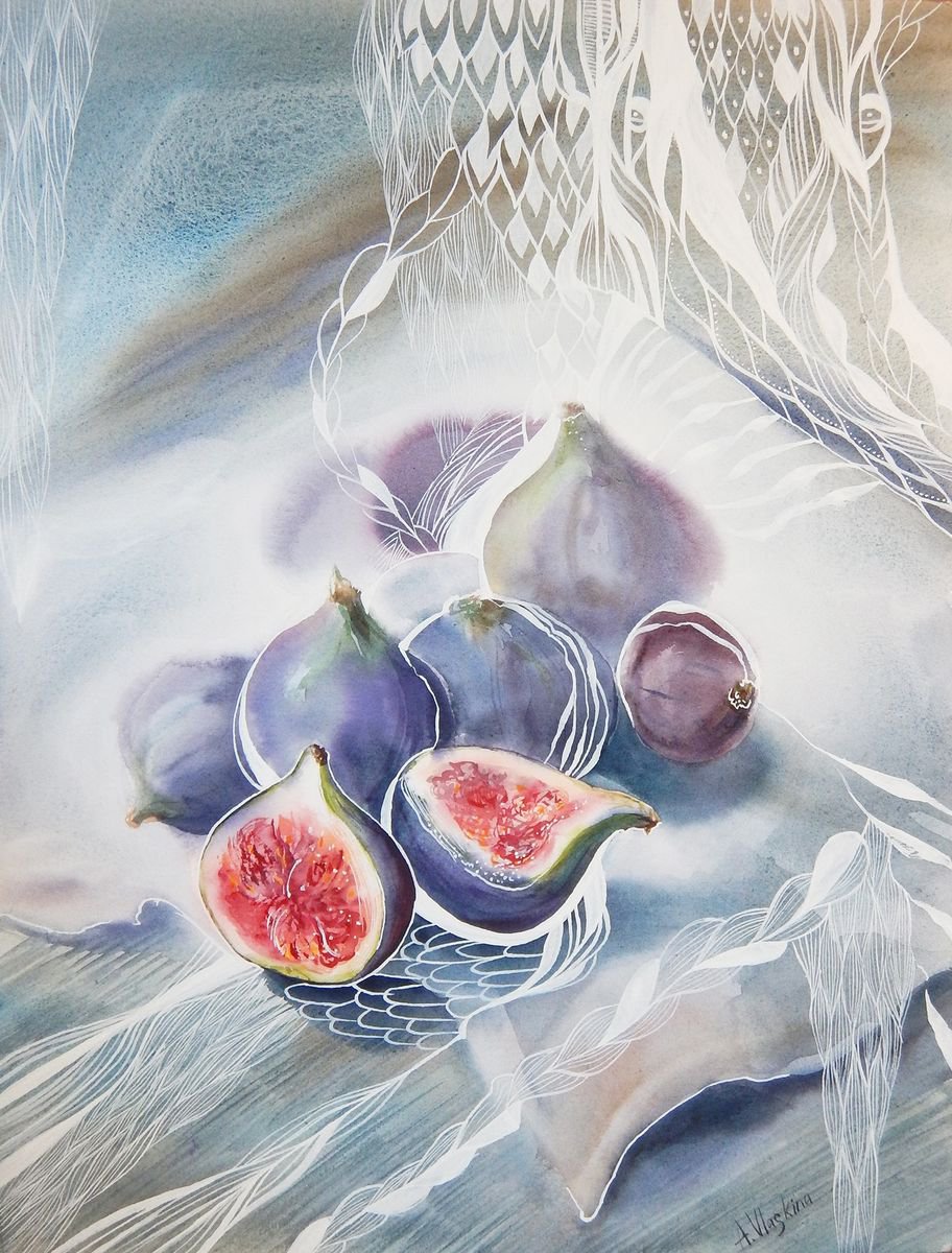 Amazing figs by Alla Vlaskina