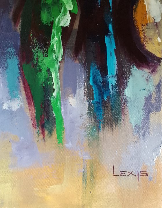 Shadows of the village market