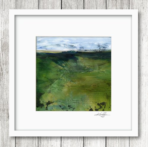 Mystical Land 468 - Textural Landscape Painting by Kathy Morton Stanion by Kathy Morton Stanion