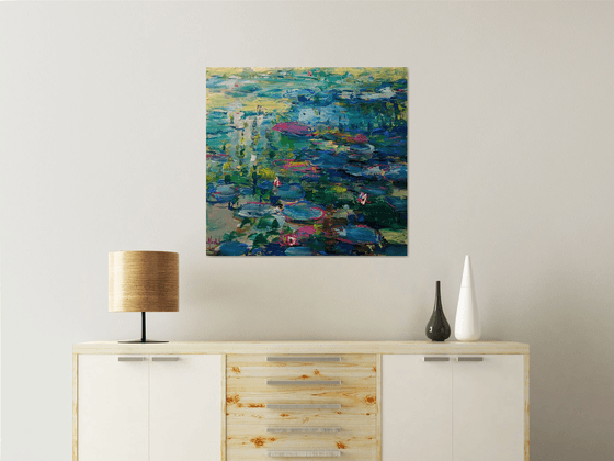 Water lilies Abstract