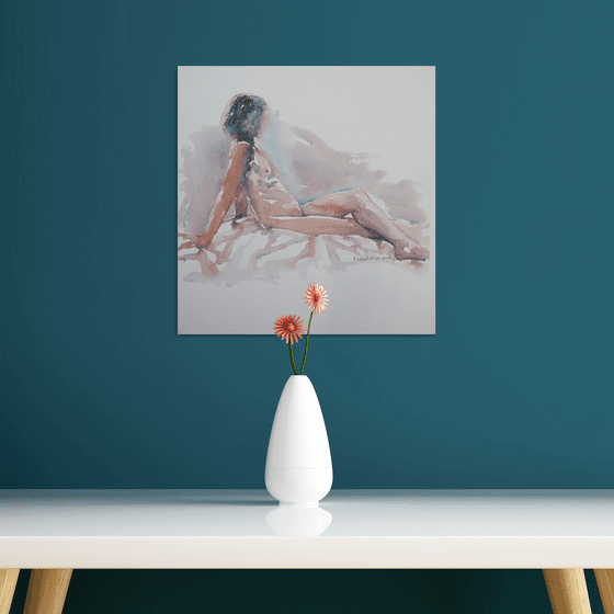 reclining female nude