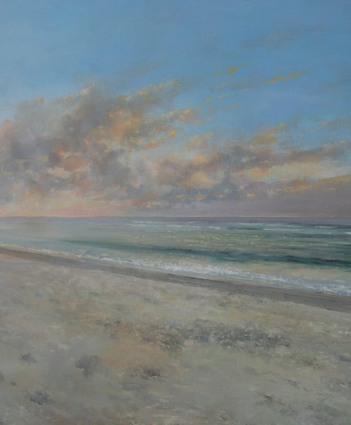 Home Beach dusk by Trevor Salisbury