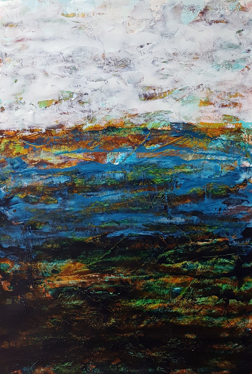 Meditative Depth By Fabienne Monestier, 15 X 21, Artwork For Sale On Artfinder
