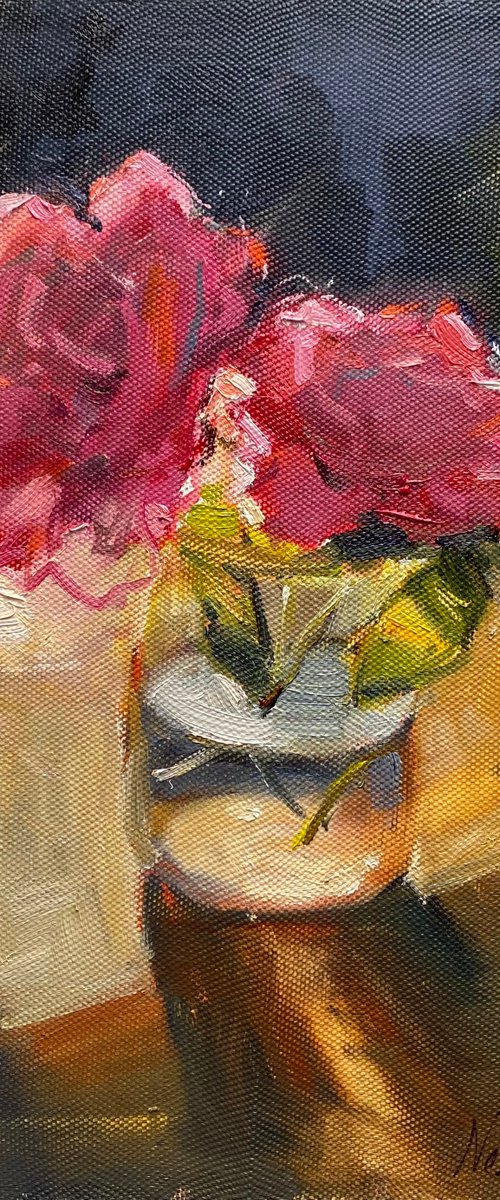 Morning roses by Nataliia Nosyk
