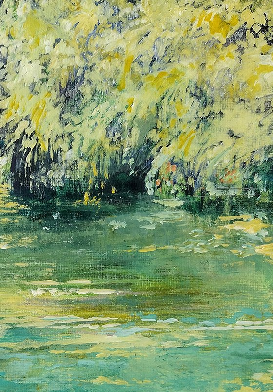 BROOMHILL POND 2 colour study