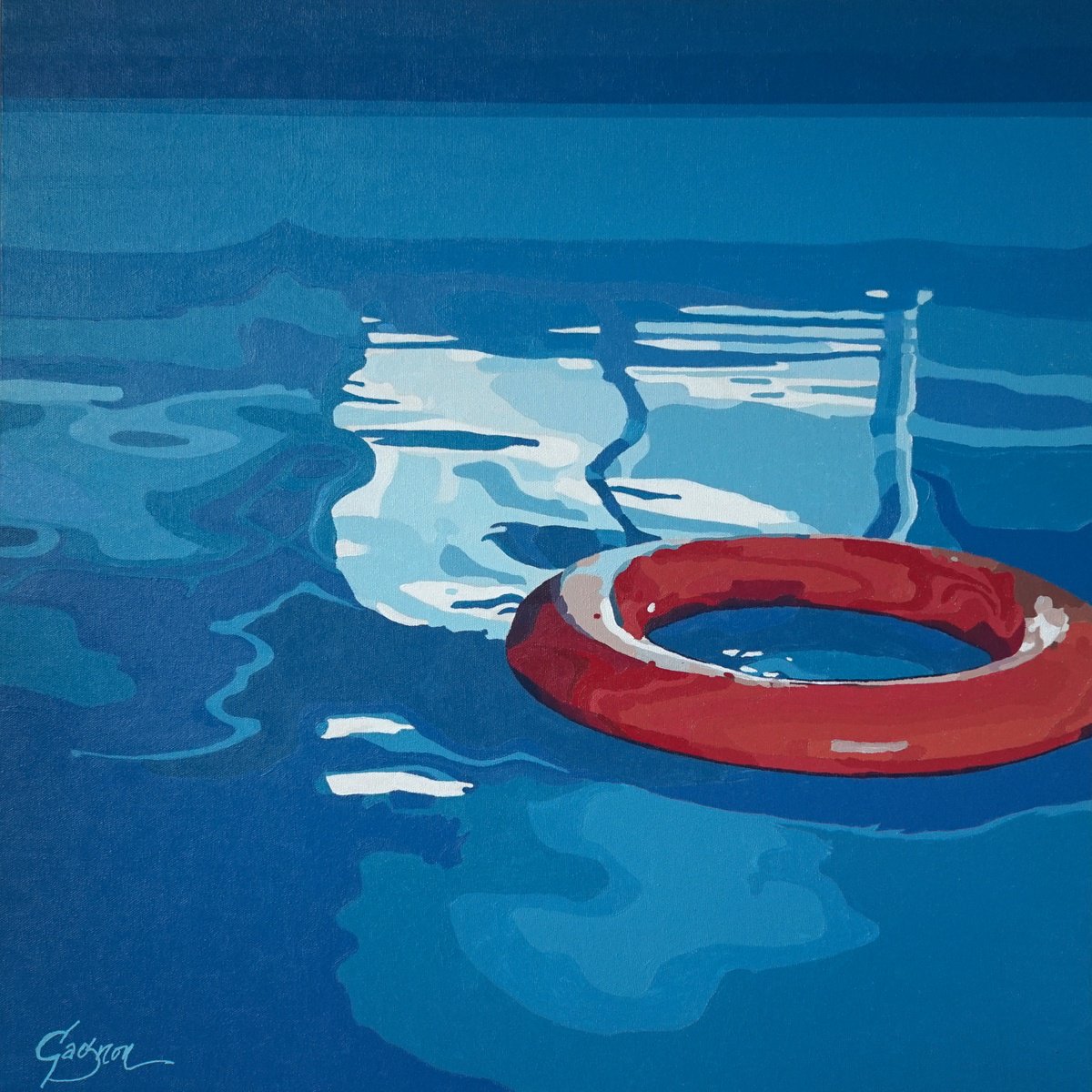 La piscine by Lynda Gagnon
