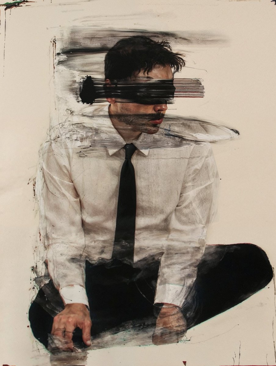 Abstract Photograph By Richard Gibson, 13 X 16", Diary Xvii, Original Artwork