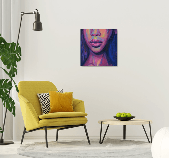 Chic ▪︎ modern African woman wall art