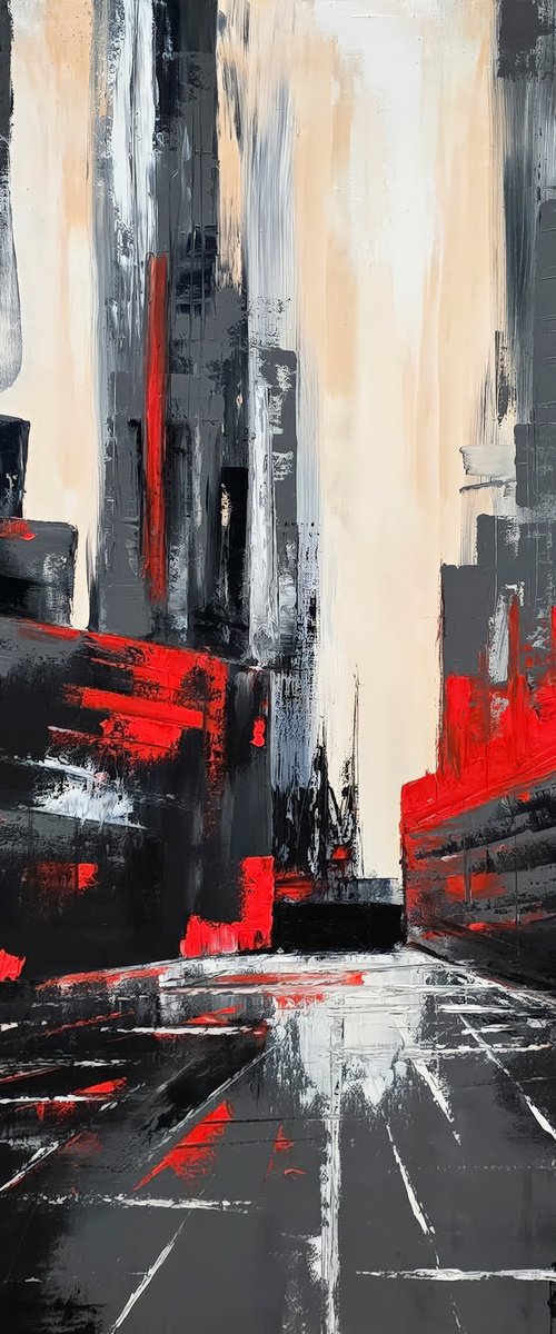 Red City Noir by Tetiana Surshko