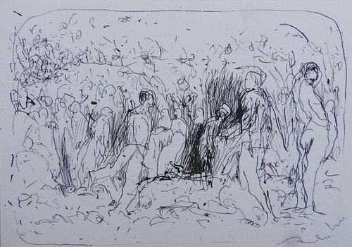 The Pagan Party 4, 21x15 cm by Frederic Belaubre