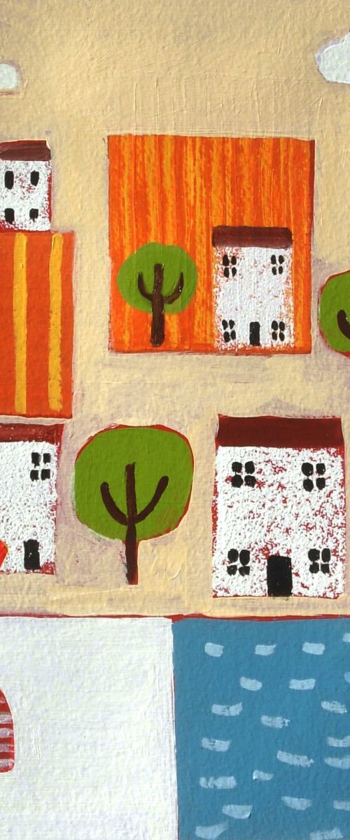 Waterside Cottages by Jan Rippingham