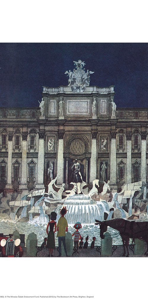 The Trevi Fountain by Miroslav Sasek
