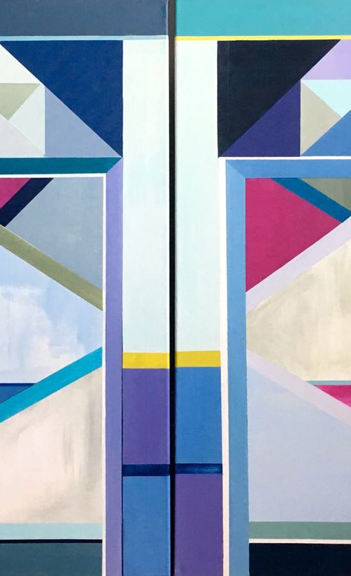Linear Painting 5 by Benna Holden