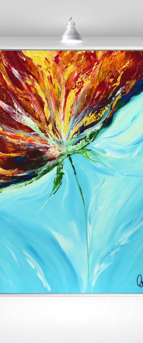 Flame Bloom II by Edelgard Schroer