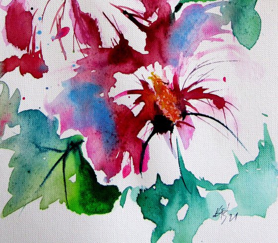 Three flowers