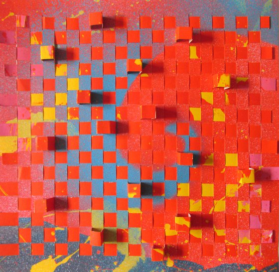 abstract paper weaving