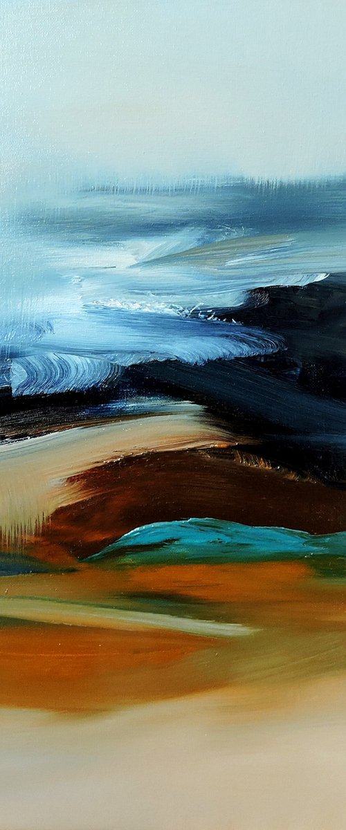 Ocean by the Beach by Veta  Barker