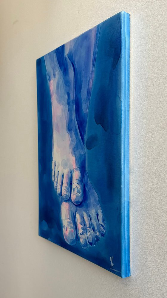 Quiet Blue Feet