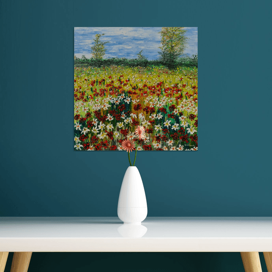 Colored meadow