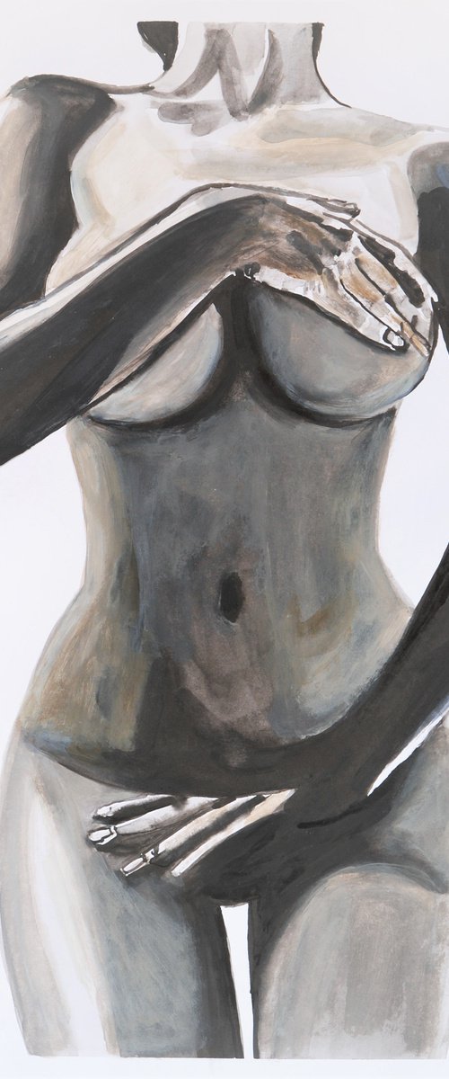 Nude # 21 /42 x 29.7 cm by Alexandra Djokic